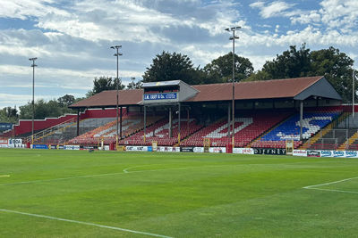 Riverside Stand. Hier huist de fanatieke aanhang van Shelbourne. © Ajax Life