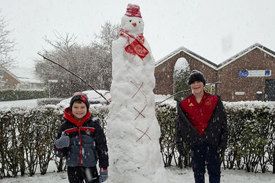 Bij deze lange vriend zien we de andreaskruizen terug! © SV Ajax
