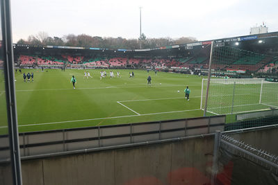 Het uitzicht vanuit het uitvak. © De Brouwer