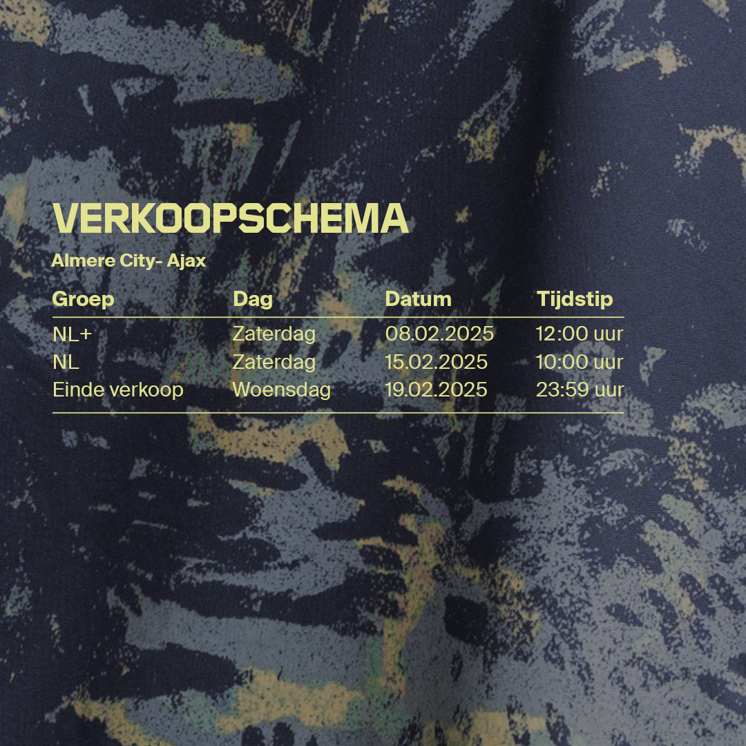 Ajax Verkoopschema Template 24 25 Almere 1