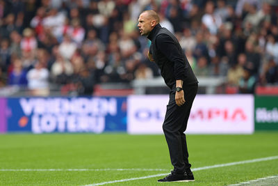 We kunnen maar geen lijn ontdekken in het spel van zijn ploeg. © De Brouwer