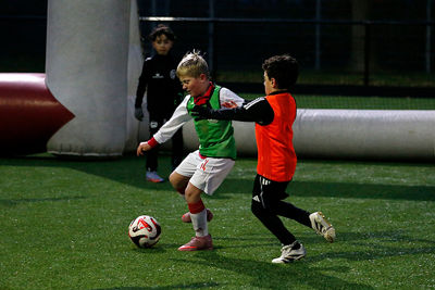 Er worden mooie duels uitgevochten. © De Brouwer