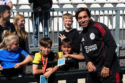We sluiten af met een lachende Carrizo. © SV Ajax