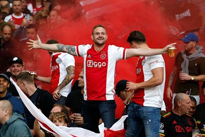 We zien Ajax overigens ook winnen van de Turken. © De Brouwer