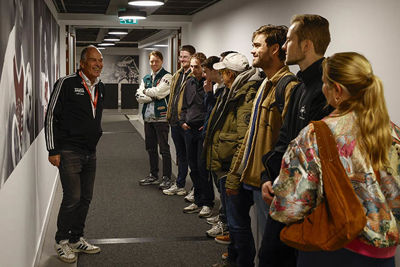 Voor de prijswinnaars begint de dag met een rondleiding! © Pro Shots