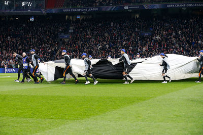 Je hoopt altijd maar dat ze niet vallen. © De Brouwer