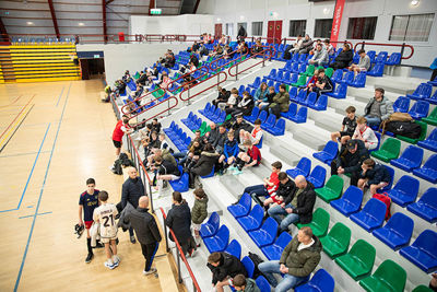 Supporters zoeken een plekje op de tribune. © Pro Shots