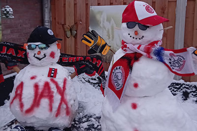 Deze bouwers hebben zich ook flink uitgeleefd! © SV Ajax