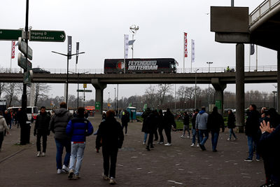 Daar is de tegenstander uit Rotterdam. © De Brouwer
