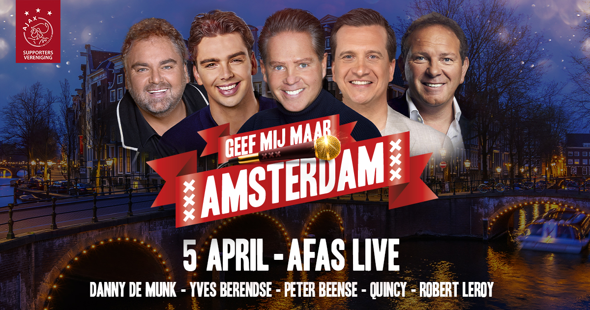 Beleef avond vol gezelligheid tijdens Geef Mij Maar Amsterdam!