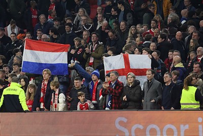 De Engelse vlag gaan we vast vaker zien. © De Brouwer