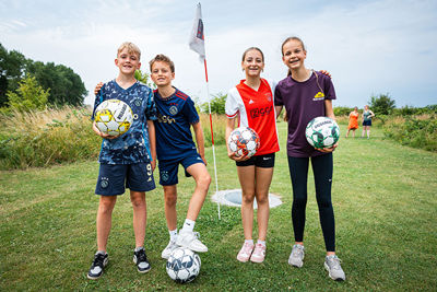 Iedereen heeft er goed zin in. © Pro Shots