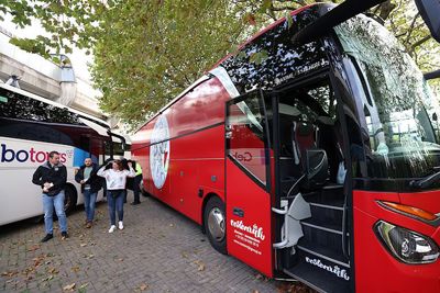 Ajax was verlaat door drukte op de wegen. © De Brouwer