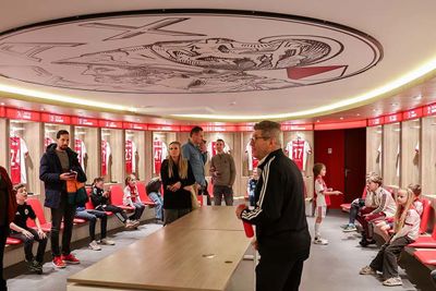 Natuurlijk ontbreekt een kijkje in de kleedkamer niet. © Pro Shots