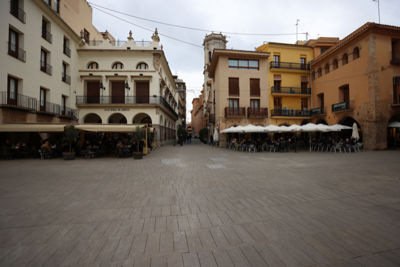 Heel veel meer terrassen heeft Vila-real ook niet. © De Brouwer