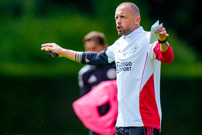 Heitinga zet de lijnen uit in Zeist. © Pro Shots