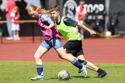 Prachtactie op prachtactie. We zagen veel talent. © De Brouwer