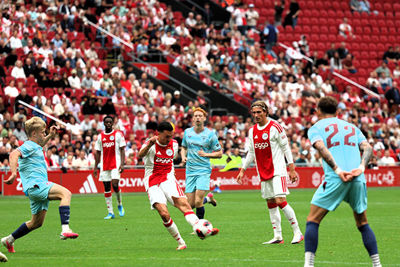Een actieplaatje tussendoor. © SV Ajax
