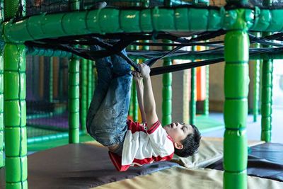 Klimmen, klauteren en springen. Heerlijk! © Pro Shots