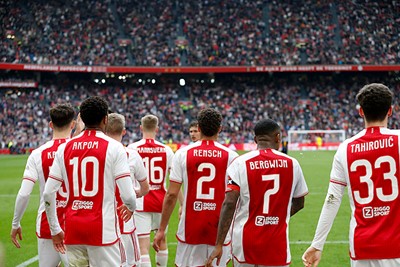 Vooral na rust geeft Ajax een teken van leven. © De Brouwer