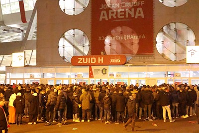 Iedereen verzamelen voor de topper tegen PSV. © De Brouwer