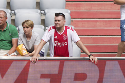 Ook een handjevol Ajacieden heeft de weg naar München gevonden. © Pro Shots