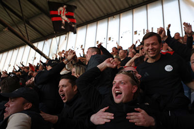 Gloukh met de eerste Ajaxtreffer. © De Brouwer