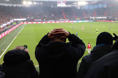 En natuurlijk komt Ajax kort na rust op achterstand. © De Brouwer