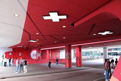 De verlichting is erg gaaf gelukt. © Ajax Life