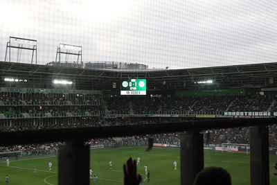 Gaaei laat het uitvak ontploffen met de 0-1. © De Brouwer