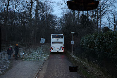 We hoeven maar een halfuurtje te rijden. © De Brouwer