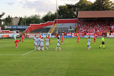Mooie goal? Neuh. Telt-ie? Zeker. © De Brouwer