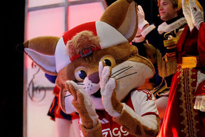 Lucky heeft er alvast goed zin in! © De Brouwer