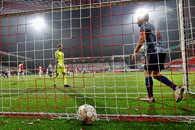 Vijf doelpunten en een helftje KJH, maar geen goaltje van Huntelaar. © Pro Shots