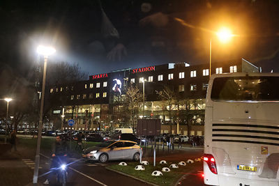 Sparta leent even diens stadion uit. © De Brouwer