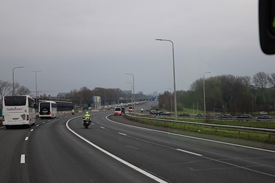 Vrij baan richting Rotterdam. © De Brouwer
