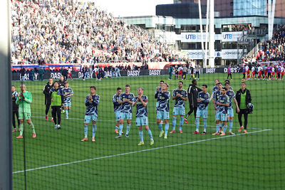 Een laatste groet en dan start een nieuwe interlandperiode. © De Brouwer