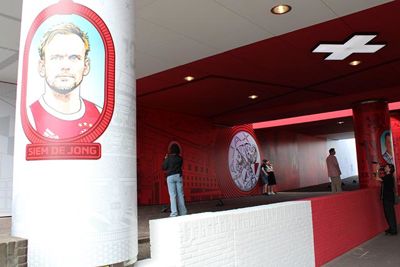 Siem deed belangrijke dingen in de Johan Cruijff Arena. © Ajax Life
