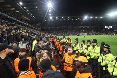 Dan is het klaar. 4-0. Een harde nederlaag. © De Brouwer