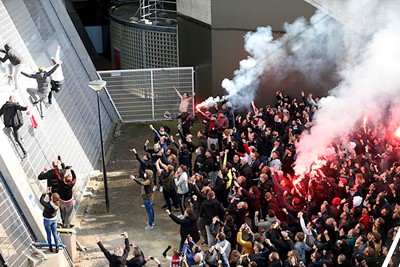 Als de Arena wordt beklommen, dan weet je dat Ajax goede zaken heeft gedaan. © De Brouwer
