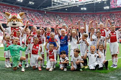 Onze mascottes zijn er helemaal klaar voor. © SV Ajax