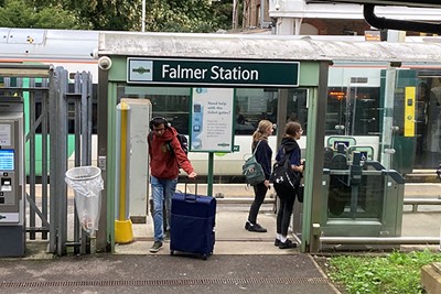 Bij Falmer Station moet je uitstappen als je naar het stadion gaat. © Ajax Life