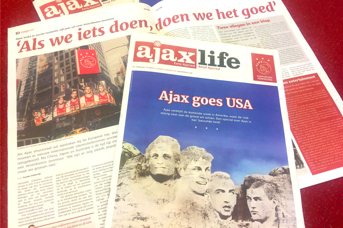 Ajax Life 12 Ajax goes USA