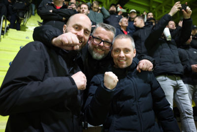 Fijne wedstrijd, heren. © De Brouwer