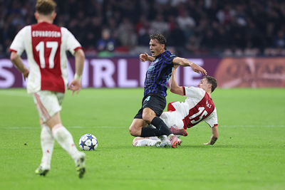 We zien Baas regelmatig bikkelen. © De Brouwer