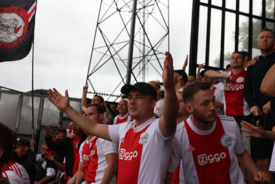 We zien soms nog een kwetsbaar Ajax. © De Brouwer