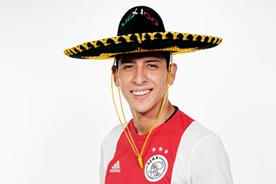 Hola, Edson! Álvarez komt in 2019 over van het Mexicaanse Club América. © AFC Ajax