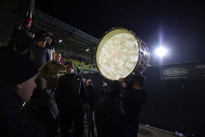 De trommel is mee. © De Brouwer