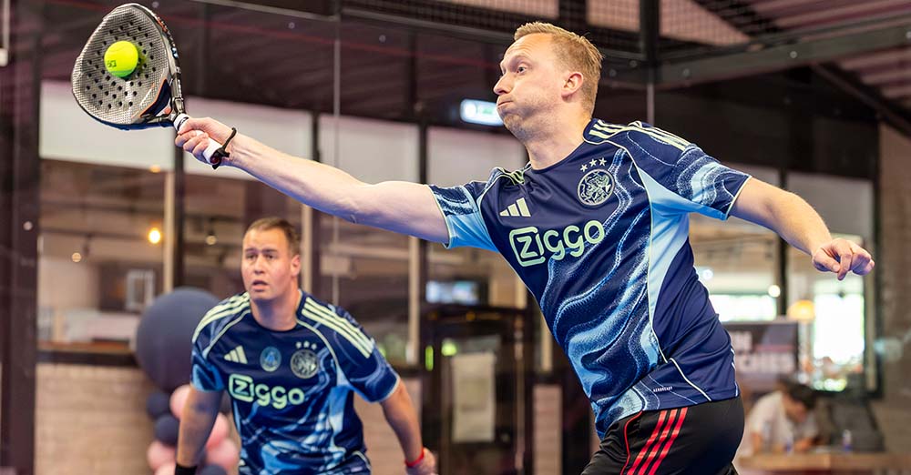 Fotoverslag: Fanatisme en pret bij Ajax Life Padeltoernooi in Amsterdam