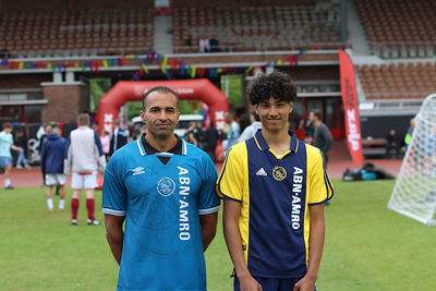 Vader en zoon. Dat is toch mooi? © De Brouwer